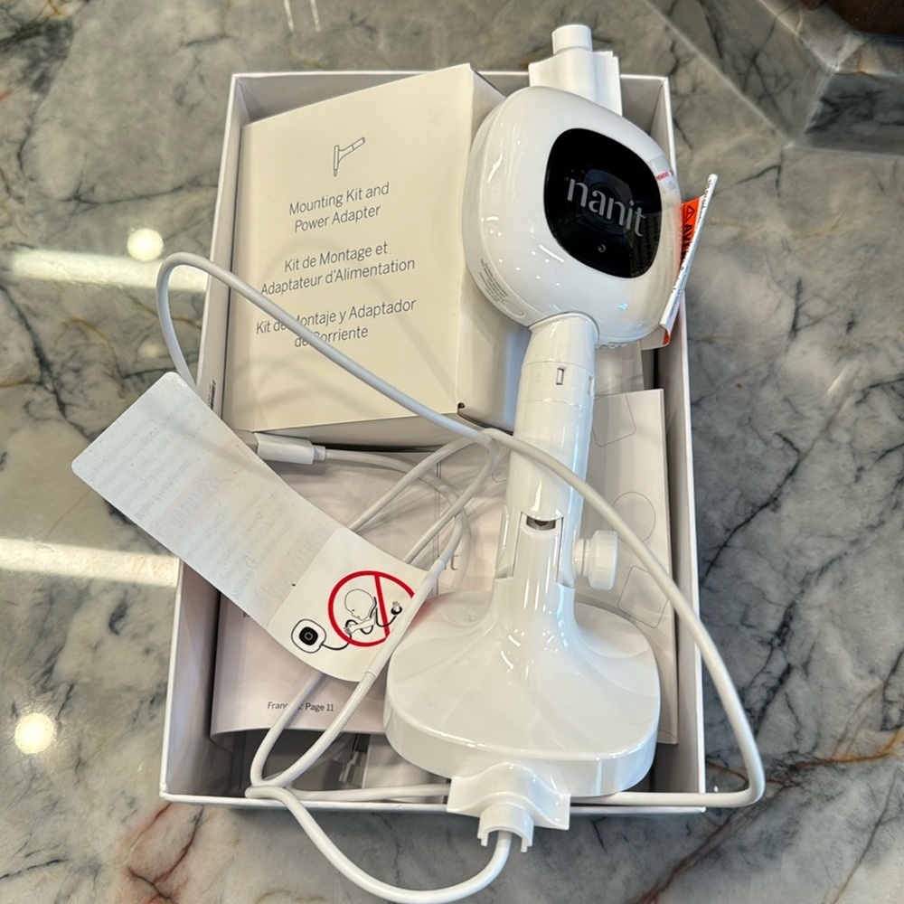 Nanit Pro Smart Baby Monitor & Wall Mount – 1080p Wi-Fi Video Camera